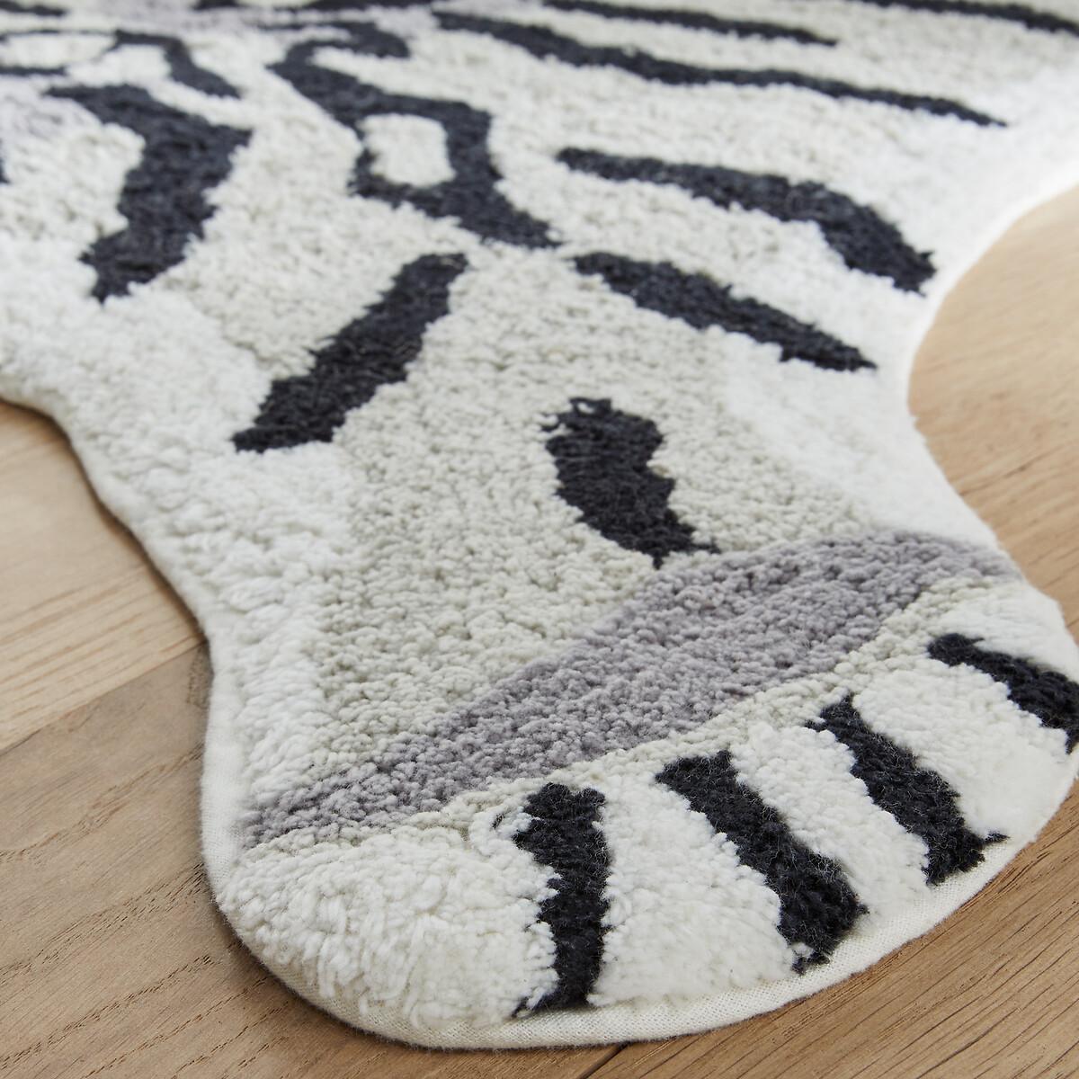 AM.PM Tapis enfant tigre blanc coton bio  