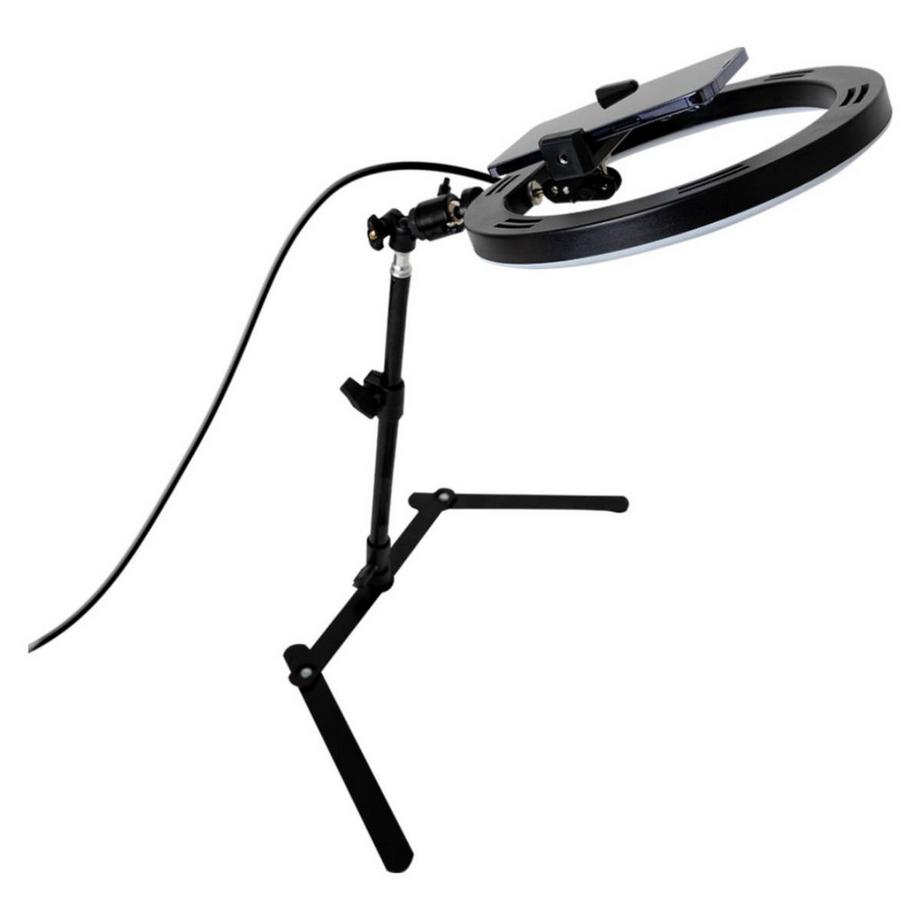 BigBen Connected  Influence Macro Kit anello luminoso bianco con treppiede da tavolo 