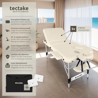 Tectake Table de massage pliable PHUKET  