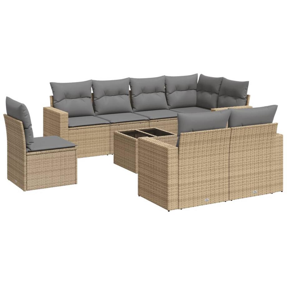 Garten sofagarnitur poly-rattan