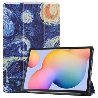 Cover-Discount  Galaxy Tab S6 Lite - Etui en cuir tri-fold Smart 