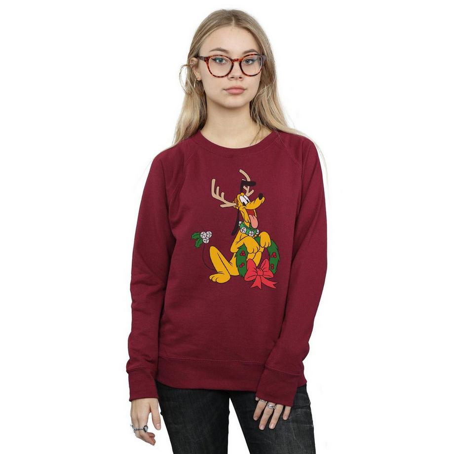 Disney Pluto Sweatshirt Bois de Noël  