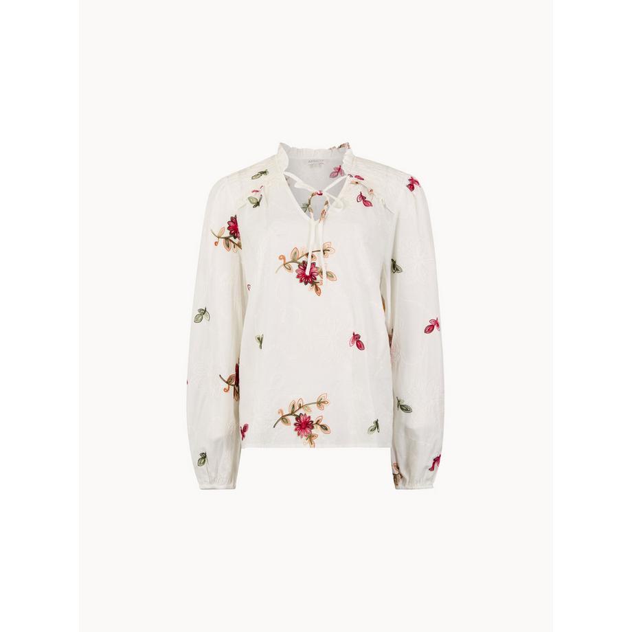 APRICOT Bluse mit Blumenstickerei  