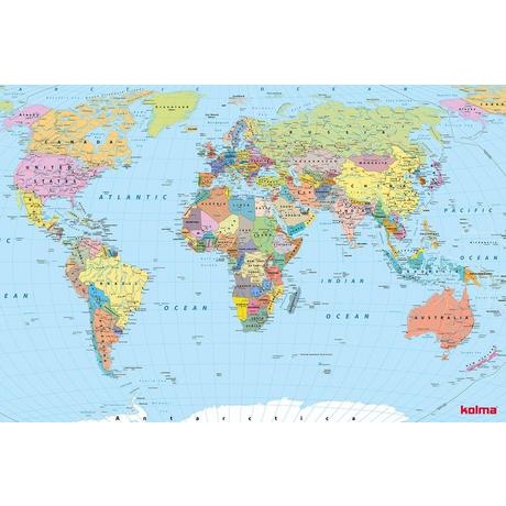 Kolma KOLMA Schreibunterlage 35.562.20 Welt 50x34cm  