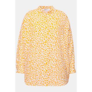 Studio Untold  Blouse oversize en mousseline, imprimé léopard coloré 