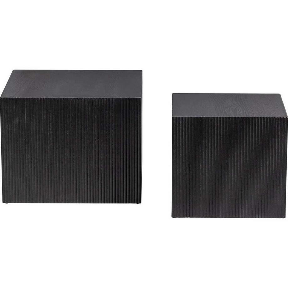 Table d'appoint Sanne noir (set de 2)