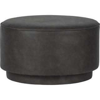 mutoni Tabouret rembourré rond café anthracite  