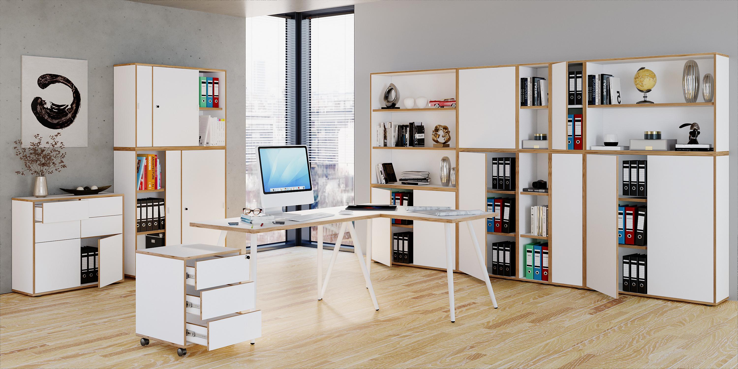 VCM Büroschrank Sideboard Salia 3fach B60  