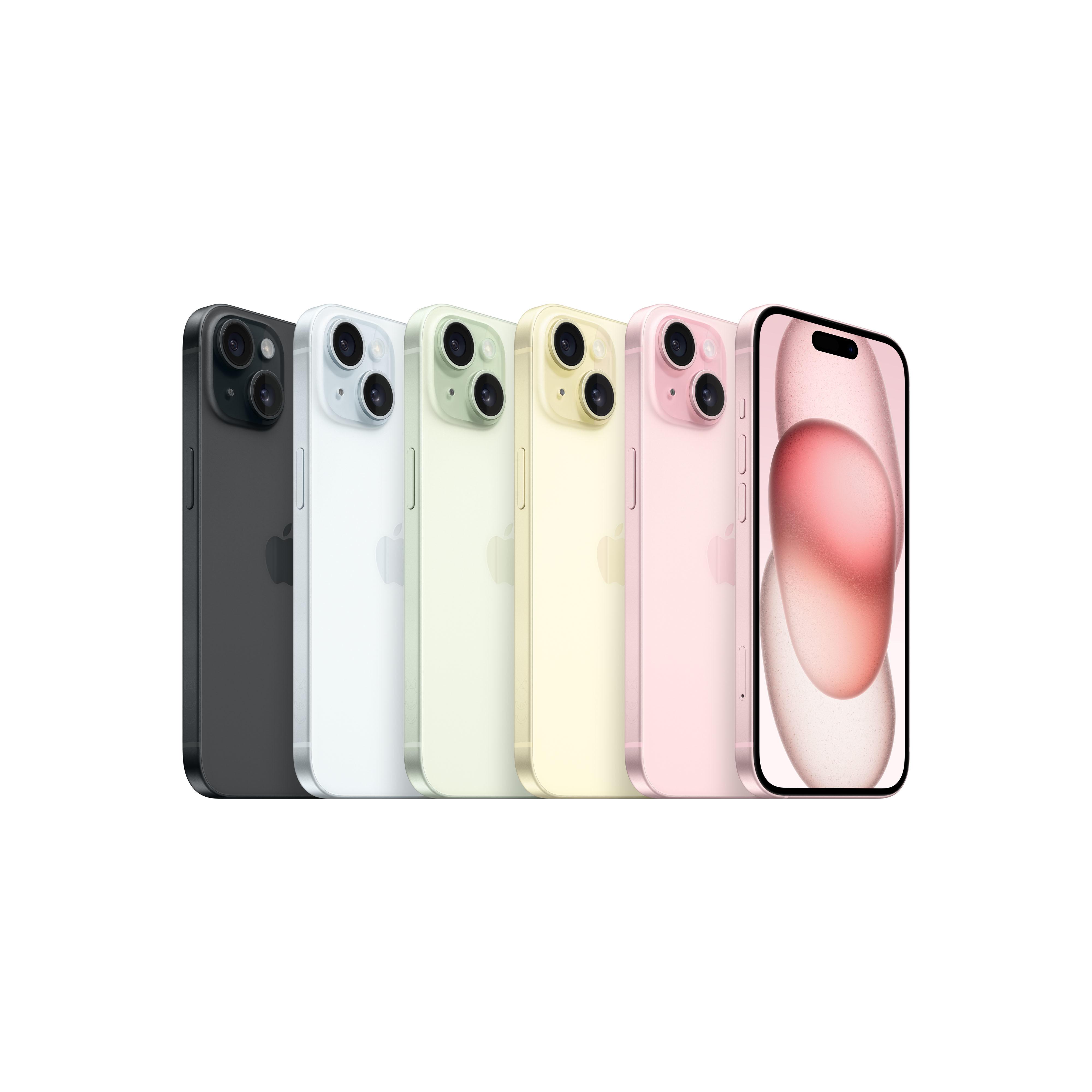 Apple  IPhone 15 15,5 cm (6.1") Dual-SIM iOS 17 5G USB Typ-C 512 GB Pink 