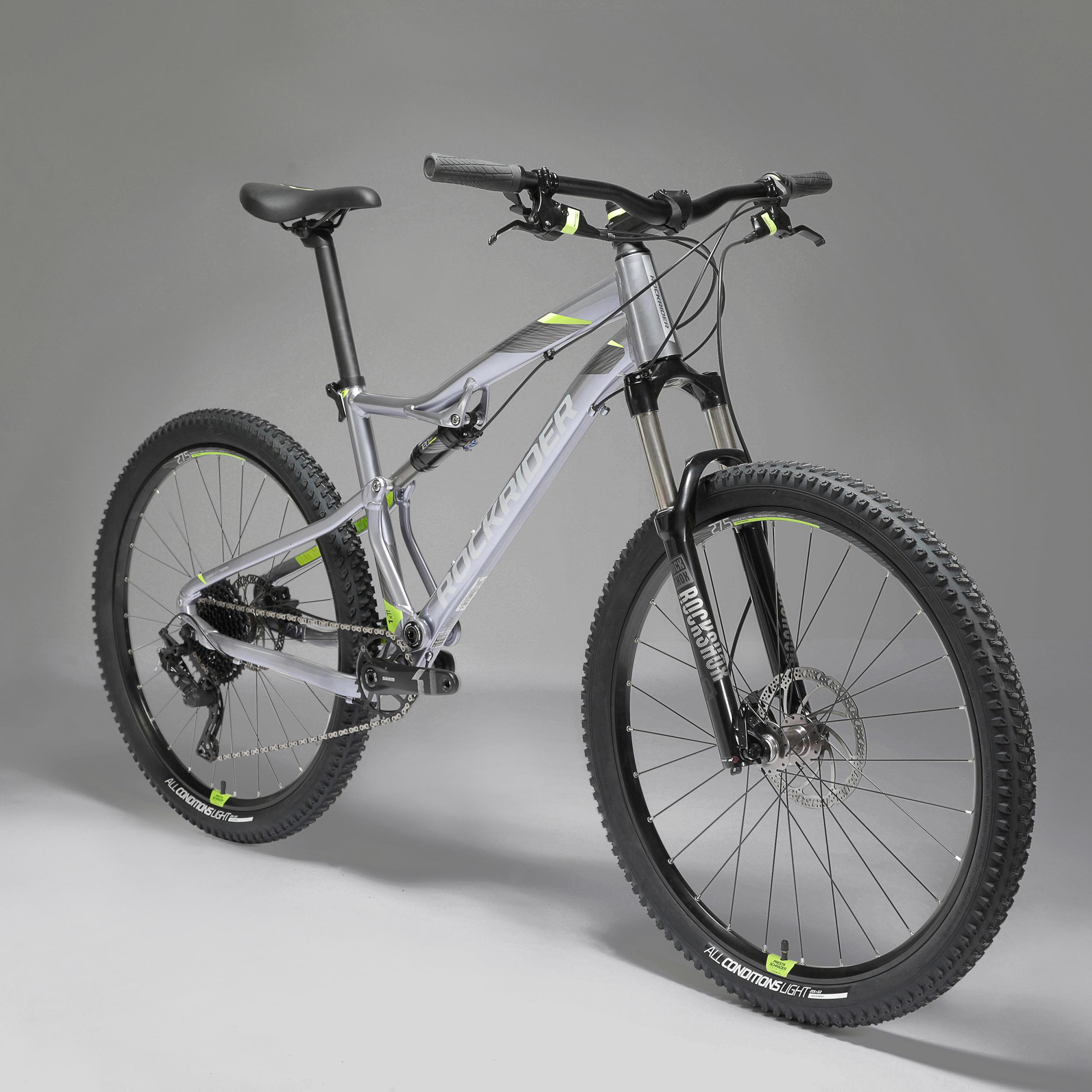ROCKRIDER  Mountainbike 27,5 Zoll Vollfederung Aluminiumrahmen 