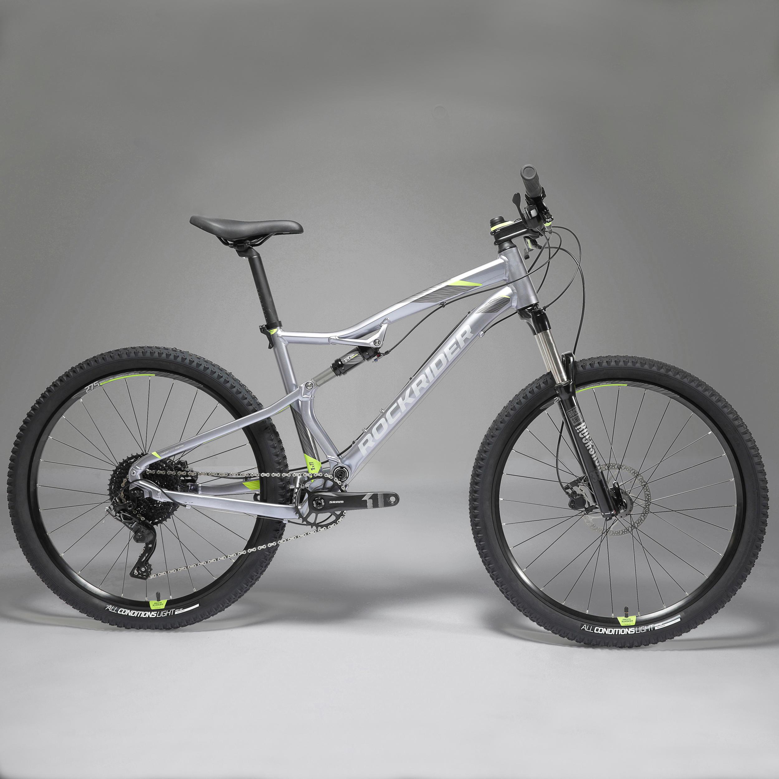 ROCKRIDER  Mountainbike 27,5 Zoll Vollfederung Aluminiumrahmen 