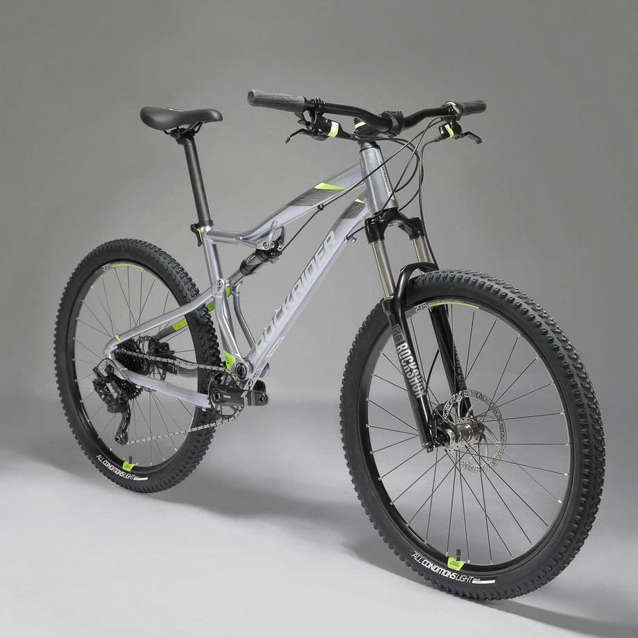ROCKRIDER  Mountain bike full suspended telaio alluminio 27,5 pollici 