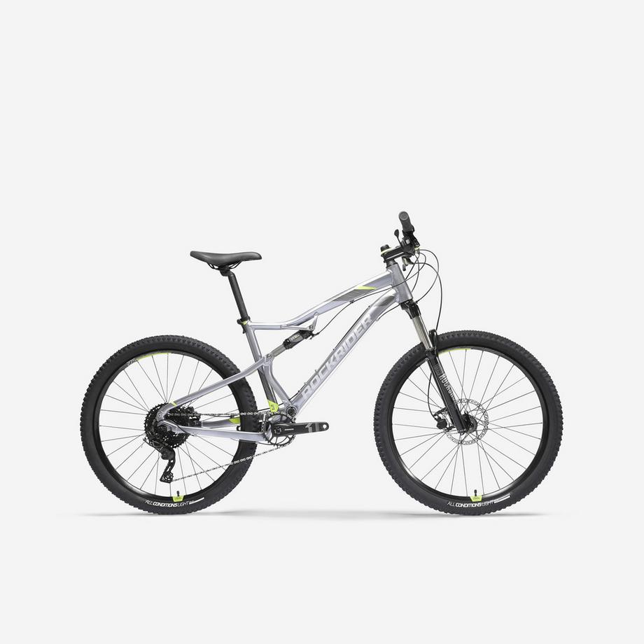 ROCKRIDER  Mountain bike full suspended telaio alluminio 27,5 pollici 