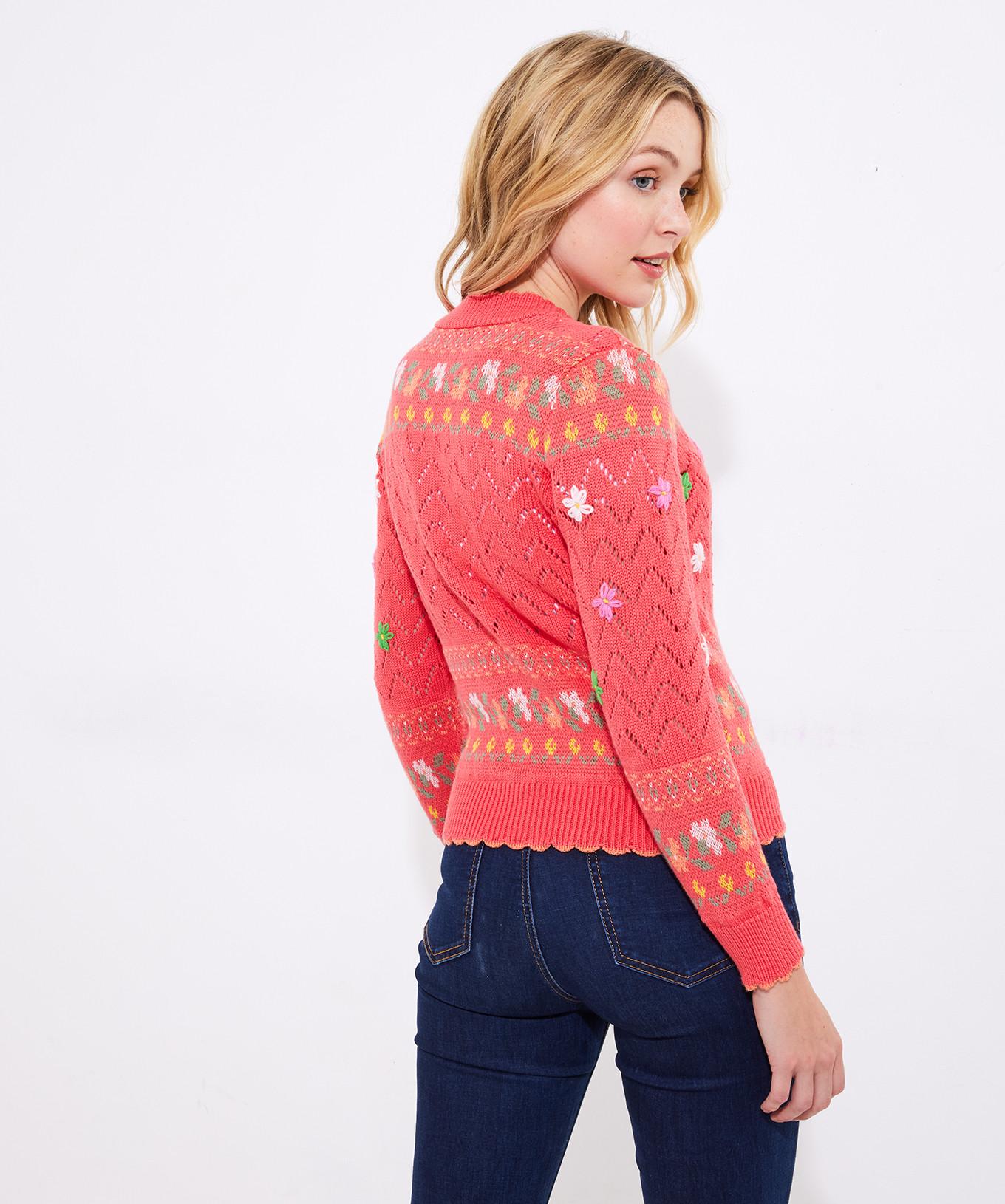 Joe Browns Gilet Floral Col V  