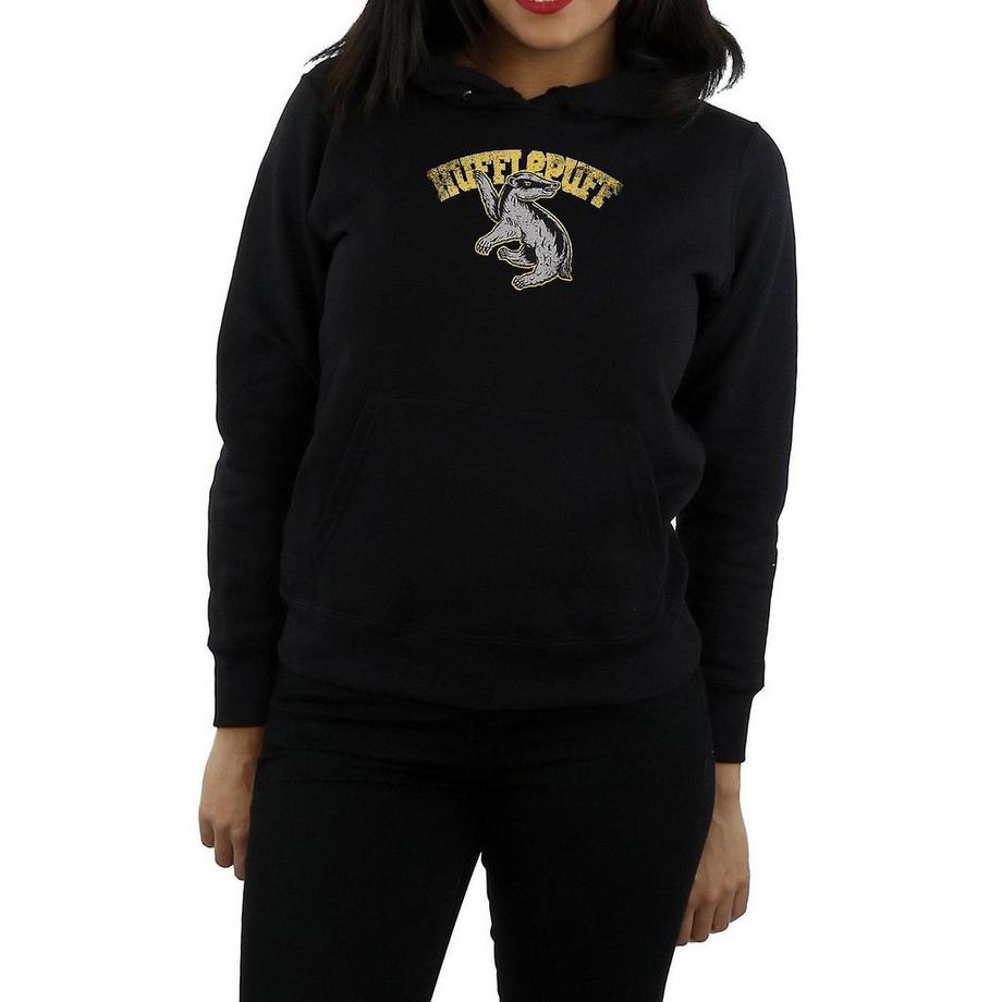 Harry Potter Hufflepuff Felpa con Cappuccio  