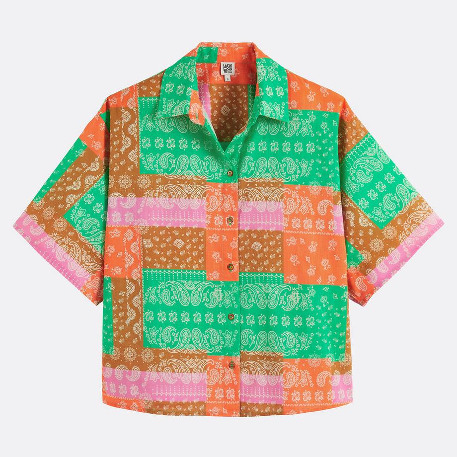 La Redoute Collections Kurzarm Paisley Print Shirt  
