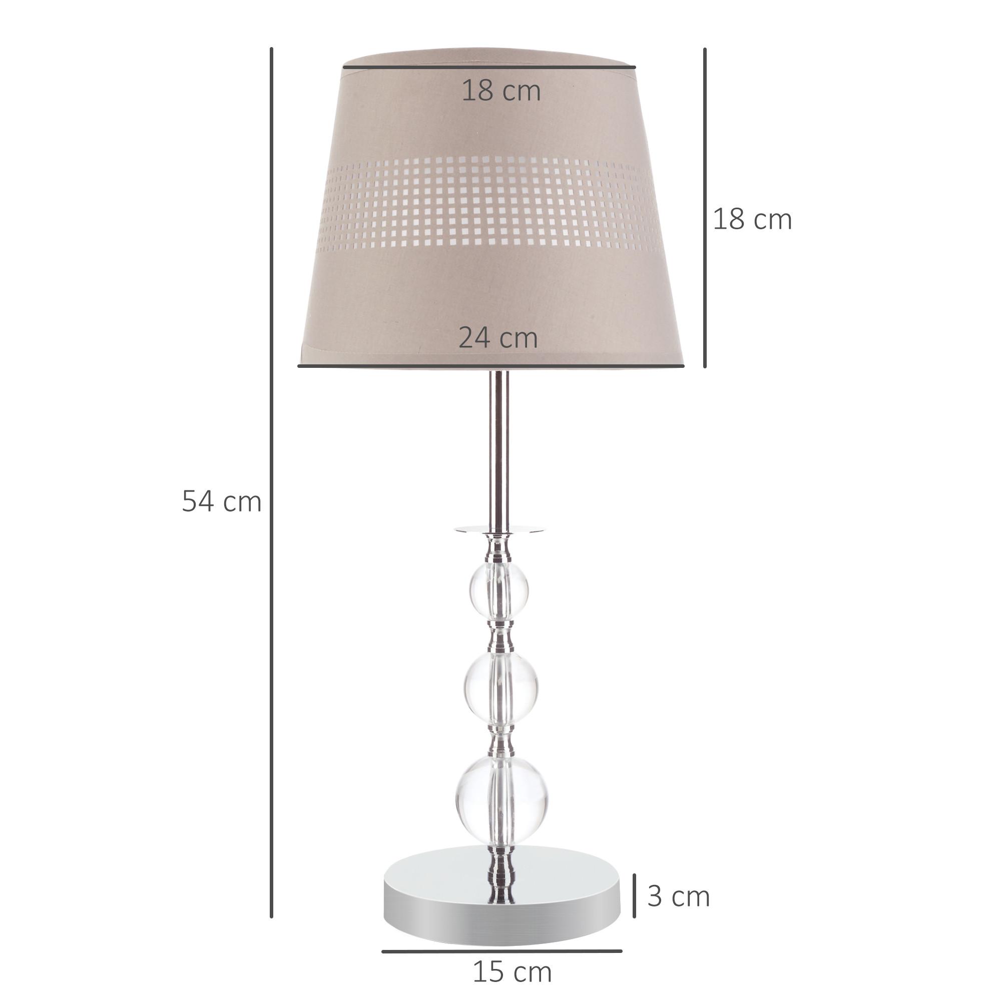 HOMCOM Lampe de table  