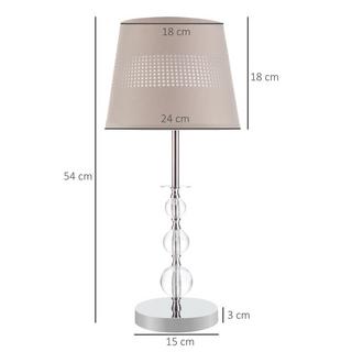 HOMCOM Lampe de table  