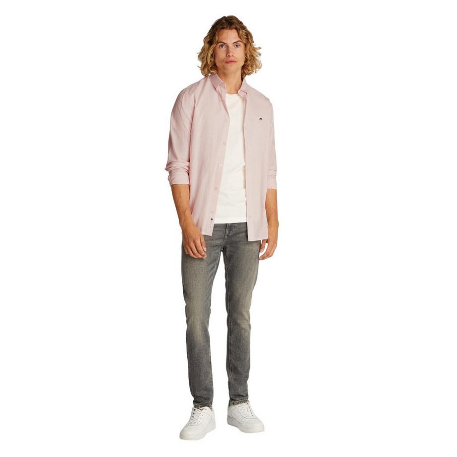 TOMMY JEANS  Hemd, Mit Kragen, Regulär 