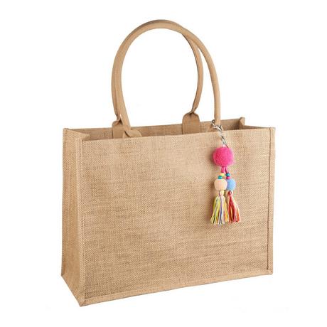 Only-bags.store Jute Shopper Tasche Gross Faltbar Wasserdicht Einkaufstasche Handtasche  
