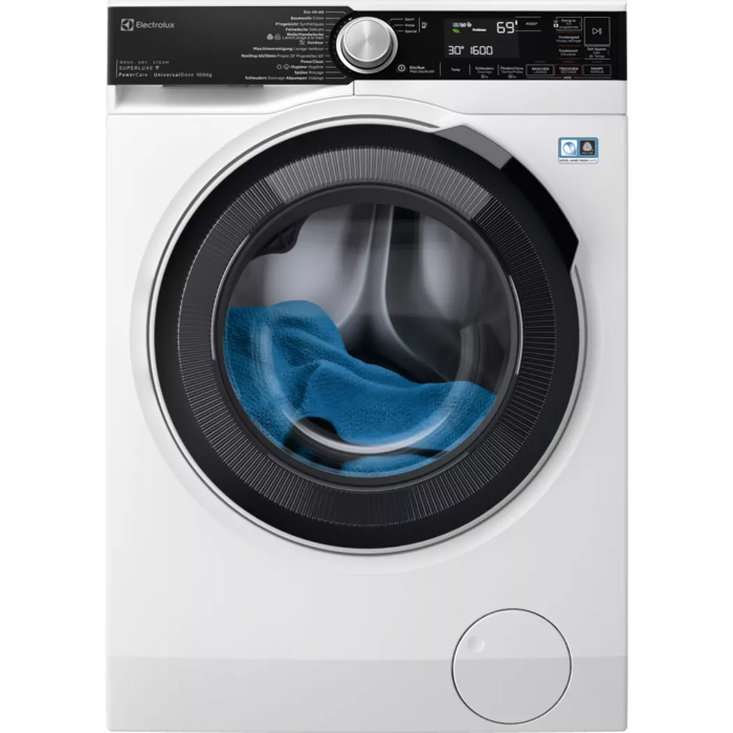 Electrolux WTSL4IE500 machine à laver avec sèche linge Pose libre Charge avant Blanc