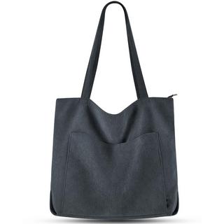 Only-bags.store Cord Tasche Reissverschluss Umhängetasche Gross Shopper Tote Bag Handtasche  
