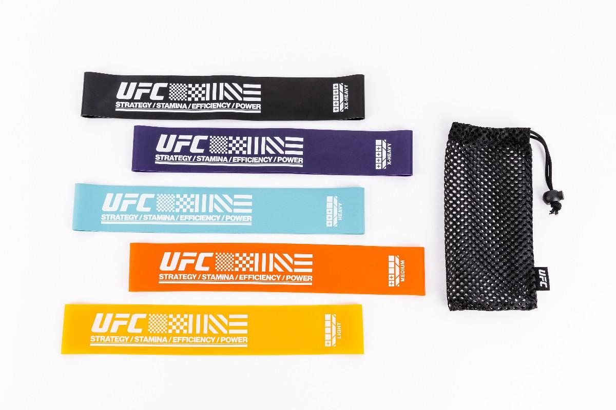 UFC  UFC Mini bande de résistance - Set de 5 duretés 
