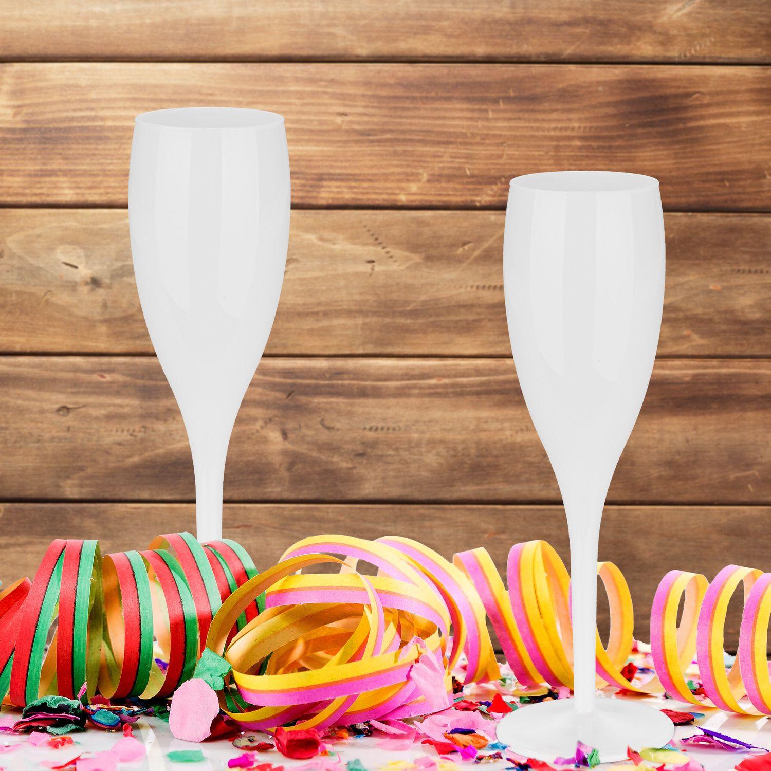 B2X Sektgläser aus Kunststoff, 6er-Set  