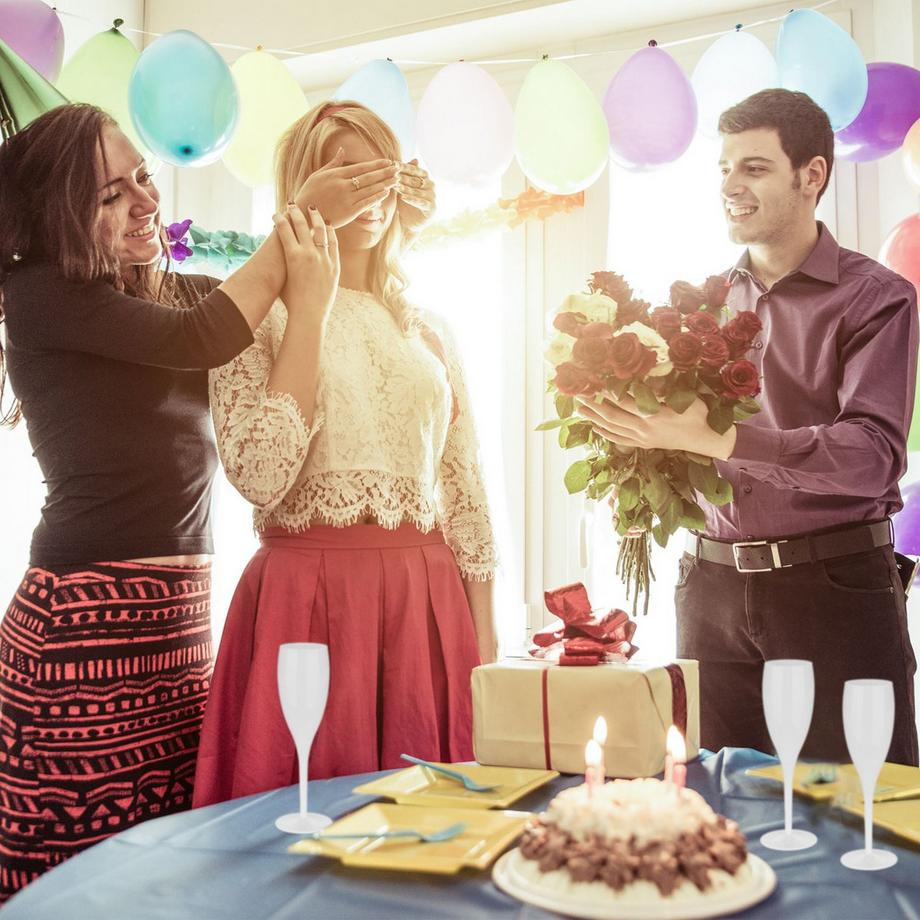 B2X Sektgläser aus Kunststoff, 6er-Set  