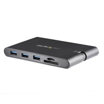 Adaptateur Multiport USB-C - Mini Dock USB Type C avec 4k HDMI ou 1080p VGA - 100W Power Delivery Passthrough, Hub 3x USB 3.0, GbE, SD & MicroSD - Station d'Accueil PC Portable