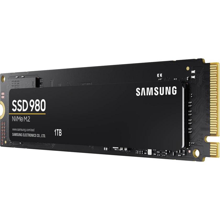 SAMSUNG  980 1 To PCIe 3 (jusqu'à 3 500 Mo/s) NVMe M.2 (2280) Solid State Drive (SSD) interne 