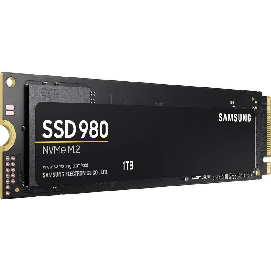 SAMSUNG  980 1 To PCIe 3 (jusqu'à 3 500 Mo/s) NVMe M.2 (2280) Solid State Drive (SSD) interne 