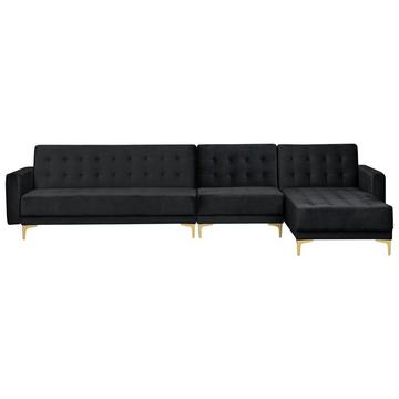 Ecksofa aus Samtstoff Modern ABERDEEN