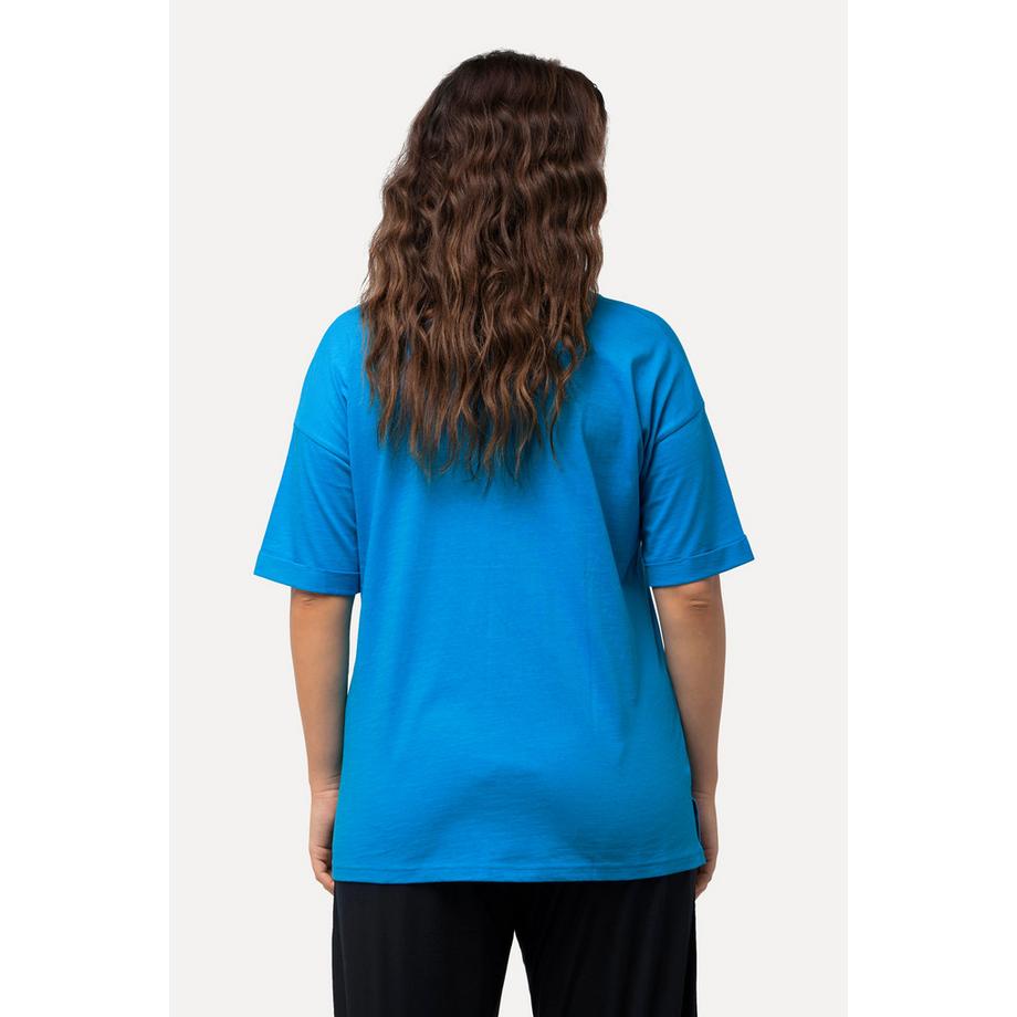 Ulla Popken T-Shirt Oversized Stampa LOVE Maniche Corte  