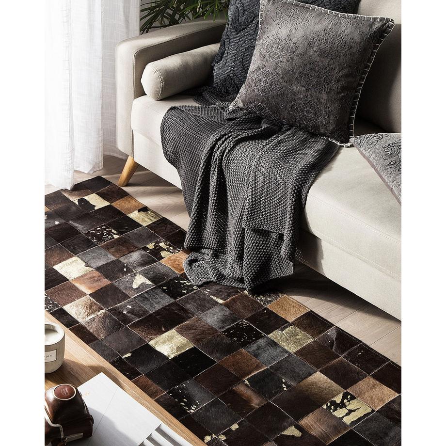 Beliani Tapis en Peau de vache  BANDIRMA  