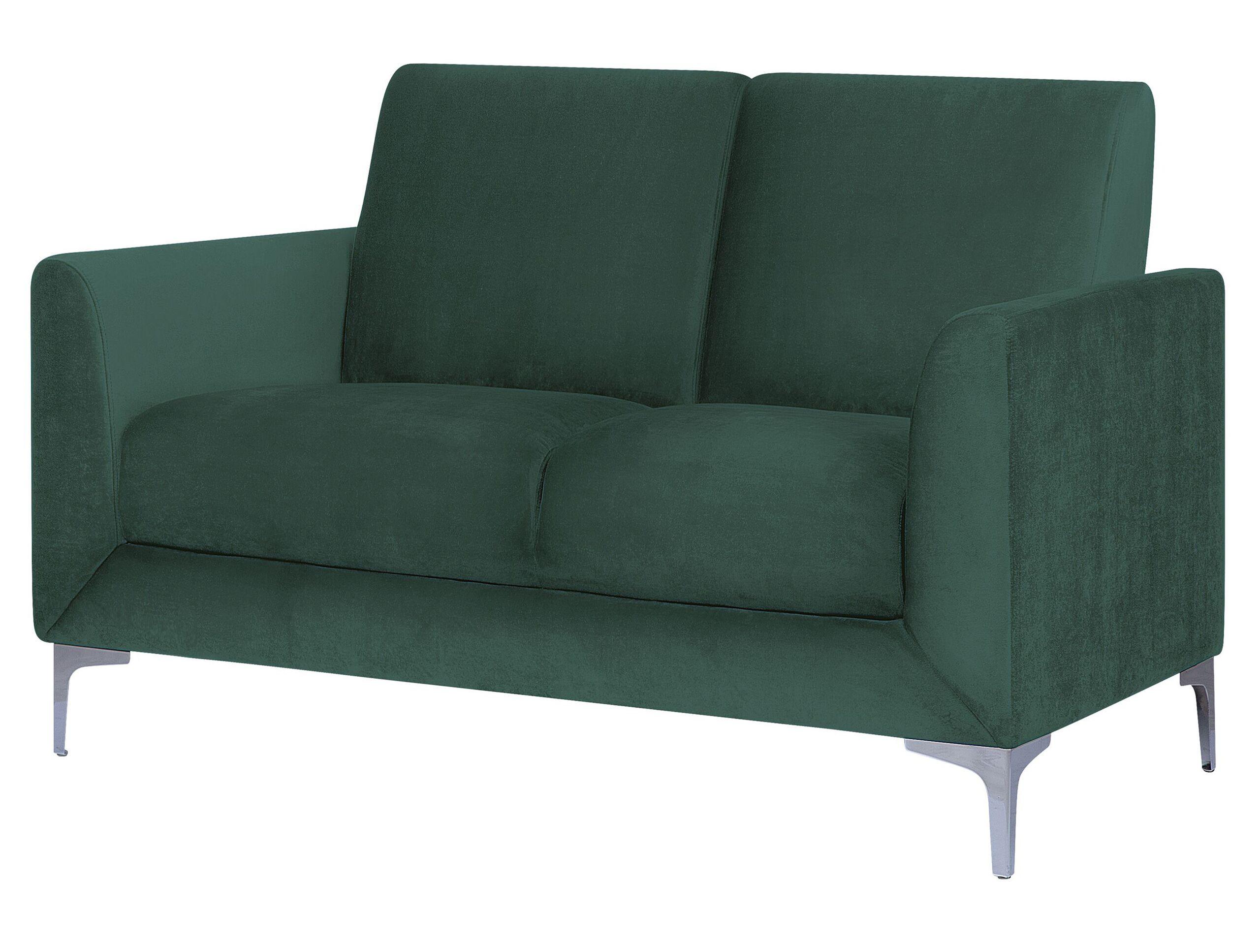 Beliani 2 Sitzer Sofa aus Samtstoff Modern FENES  