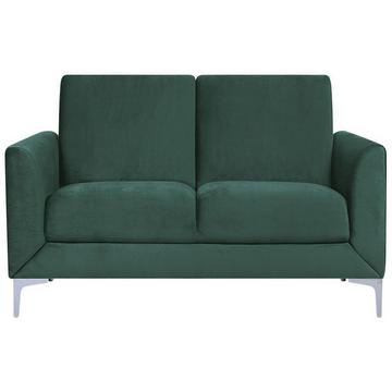 2 Sitzer Sofa aus Samtstoff Modern FENES