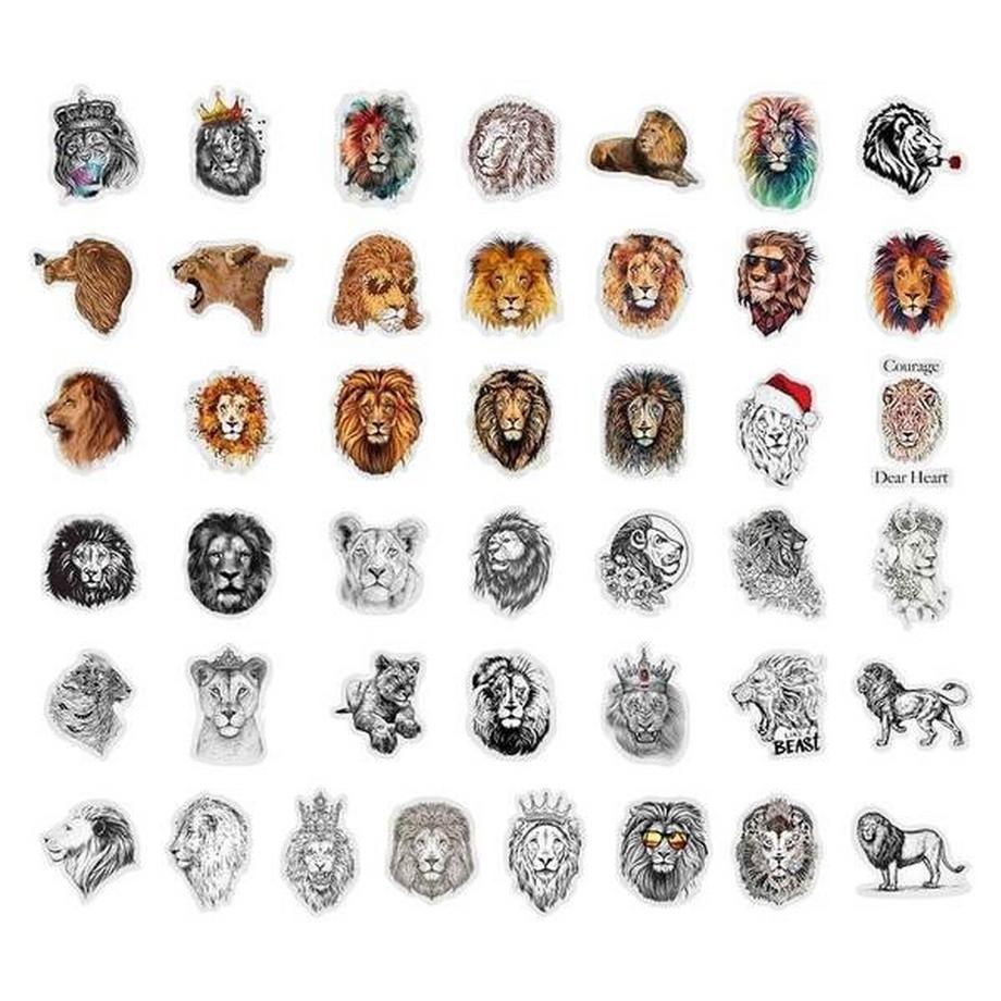 Gameloot Pack d'autocollants - Lions  