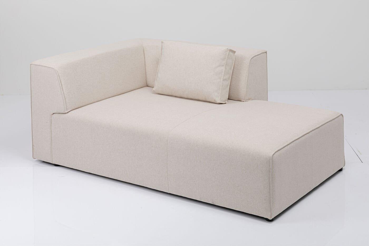 KARE Design Elementi pouf Infinity crema destra 182  