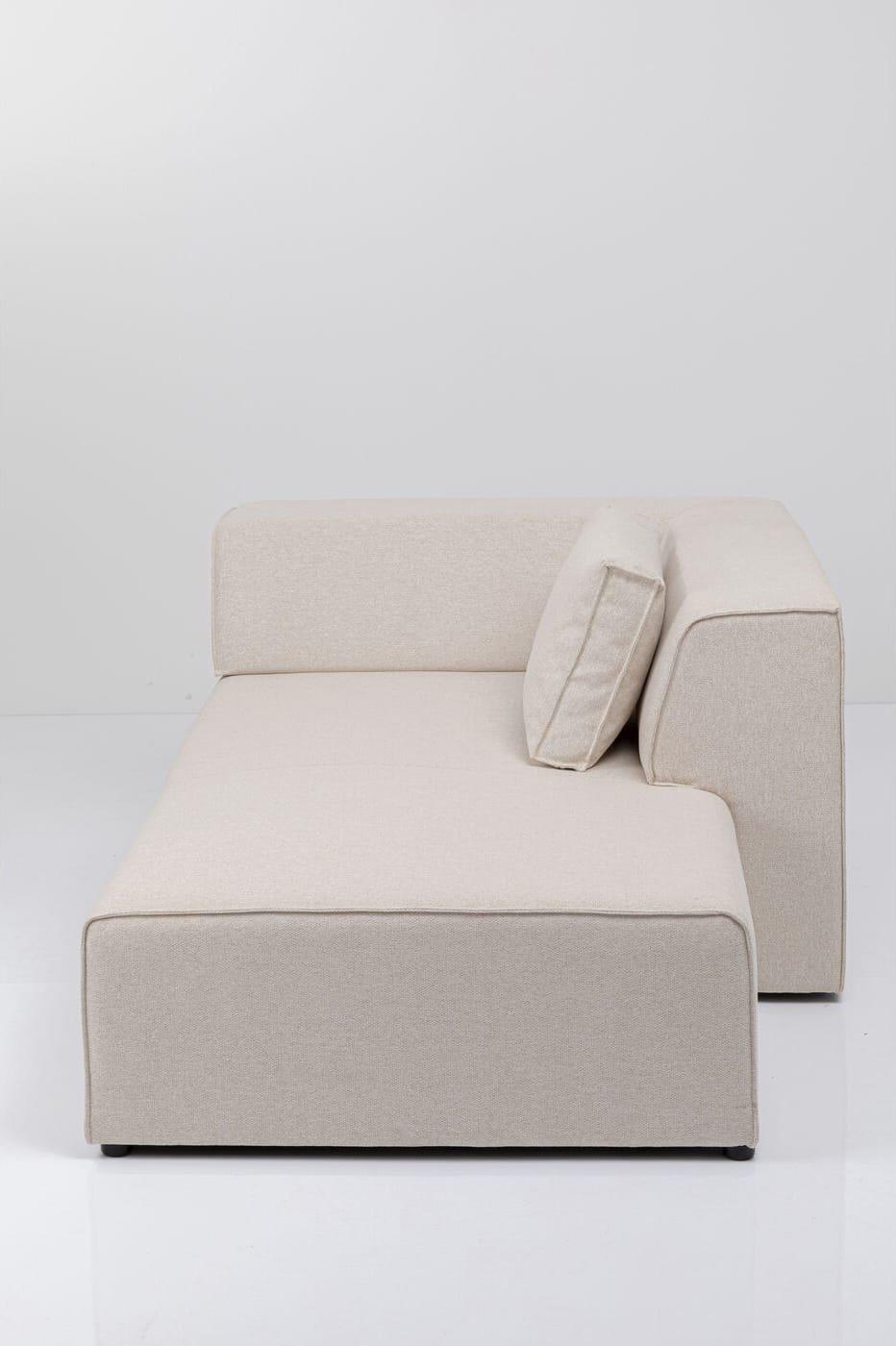 KARE Design Elementi pouf Infinity crema destra 182  