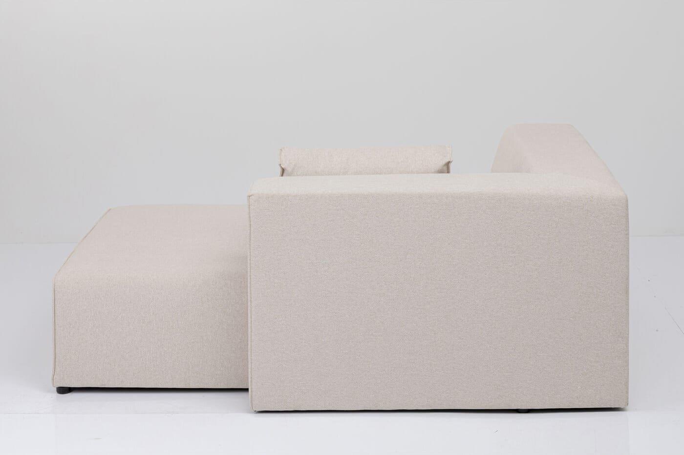 KARE Design Elementi pouf Infinity crema destra 182  