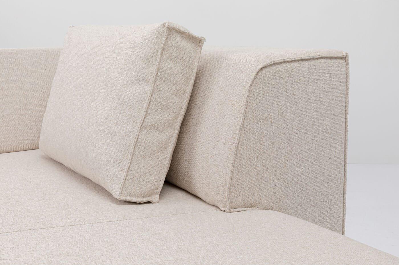 KARE Design Elementi pouf Infinity crema destra 182  