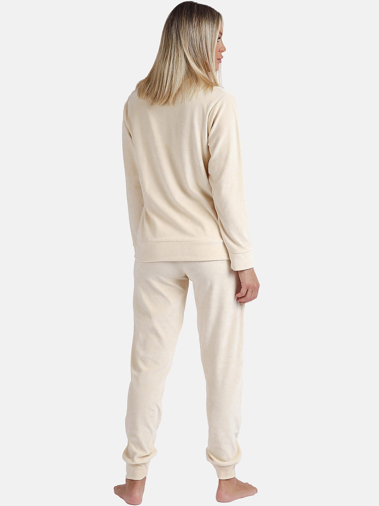 Admas  Pigiama loungewear giacca pantalone con zip Soft Home 