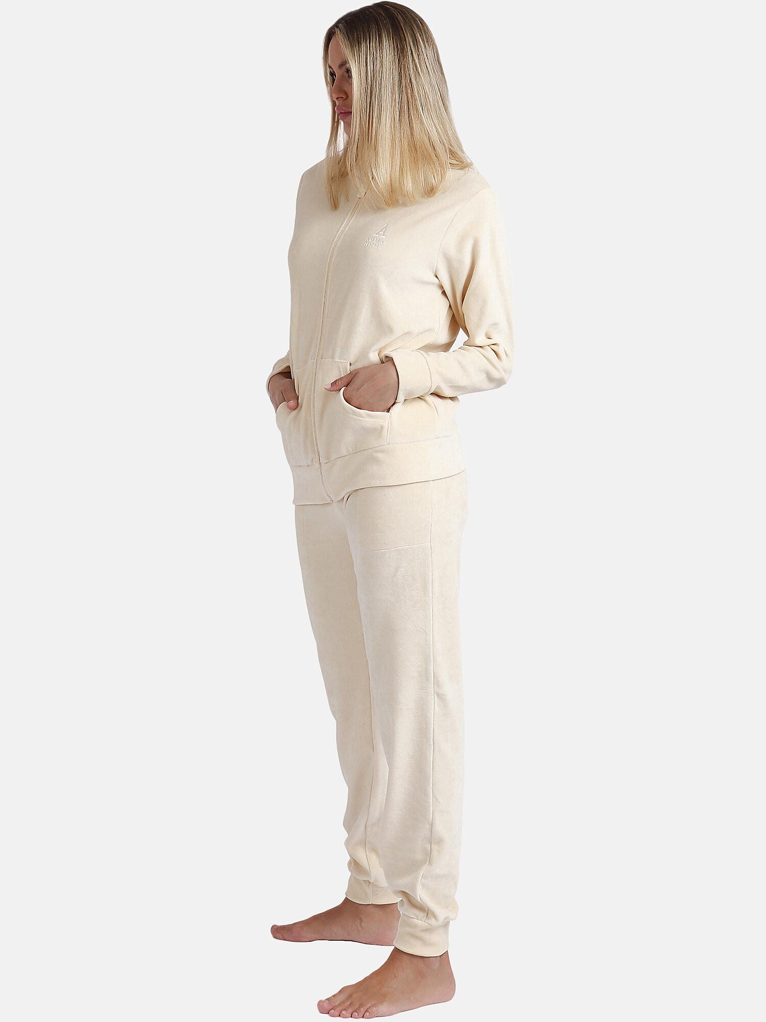 Admas  Pigiama loungewear giacca pantalone con zip Soft Home 