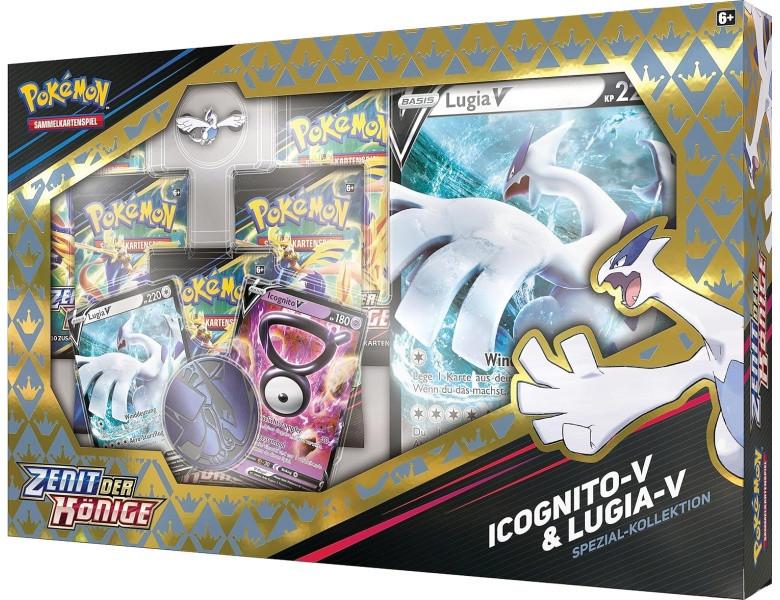 Pokémon  Zenit der Könige Special Pin Kollektion Icognito-V & Lugia-V (DE) 