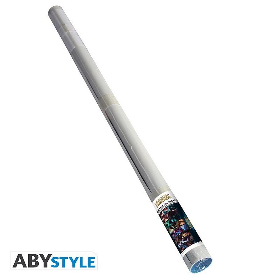 Abystyle Poster - Roulé et filmé - League Of Legends - Champions  