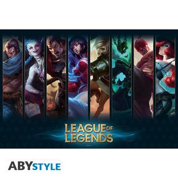 Poster - Gerollt und mit Folie versehen - League Of Legends - Champions
