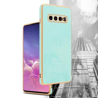 Cadorabo  Housse compatible avec Samsung Galaxy S10 PLUS - Coque de protection en silicone TPU flexible et avec protection pour appareil photo 