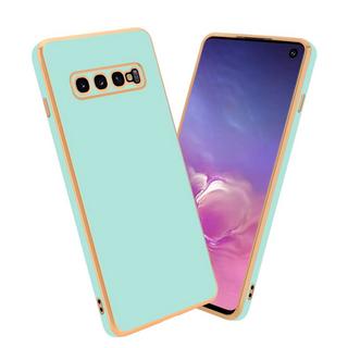 Cadorabo  Housse compatible avec Samsung Galaxy S10 PLUS - Coque de protection en silicone TPU flexible et avec protection pour appareil photo 