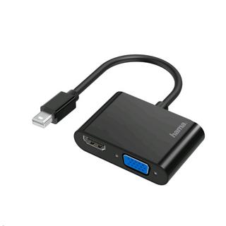 hama  Video-Adapter, 2in1, Mini-DisplayPort-St.VGA & HDMI™-Buchse, Ultra-HD 4K 